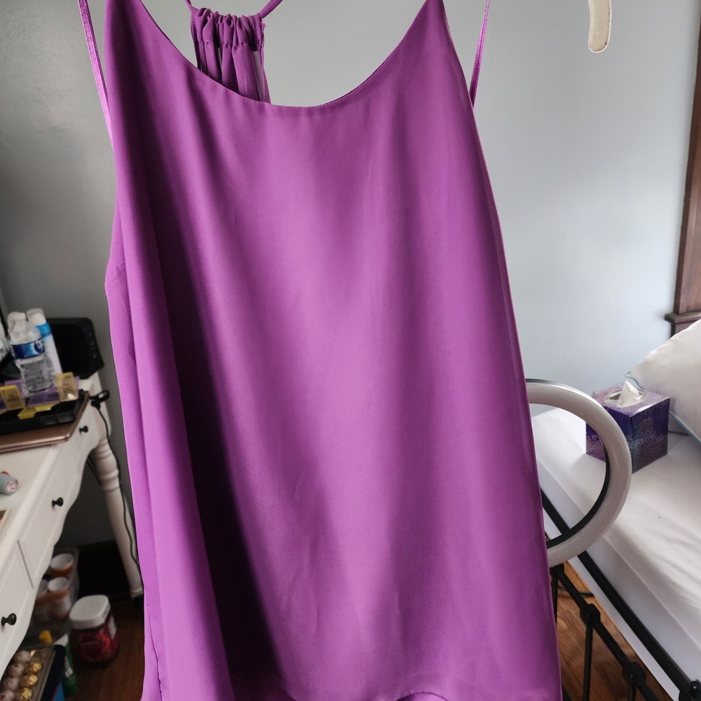 Vibrant Purple Sleeveless Top